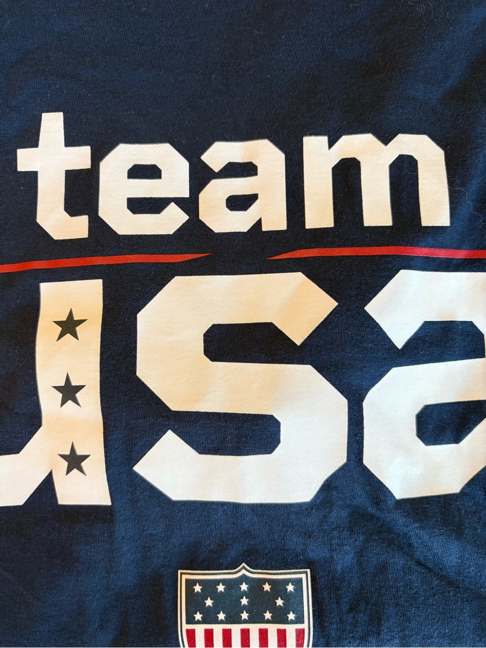 Team USA Unisex Navy Graphic Tee Shirt Size Medium NEW WITH TAGS - Picture 4 of 8